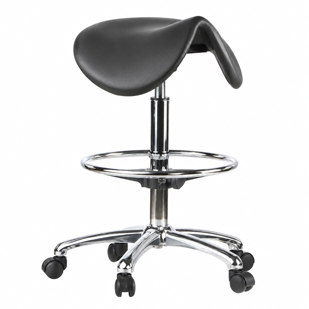 Tabouret, pivotant, coloris noir, pour la cuisine ou l’espace repas