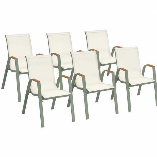 Chaise, en métal, coloris vert, pour la salle à manger ou la cuisine