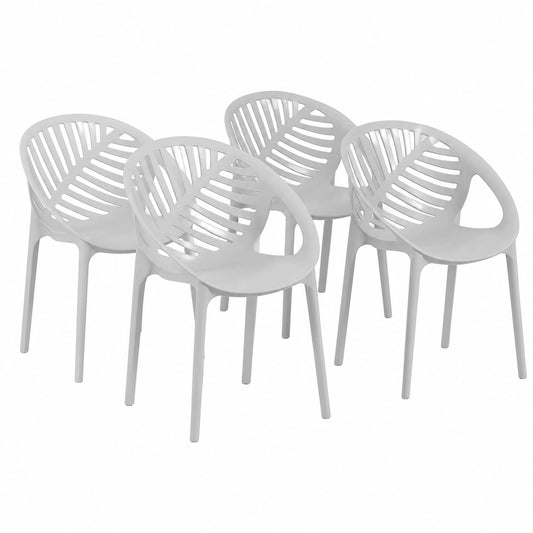 Chaise, en verre, coloris gris, pour la salle à manger ou la cuisine