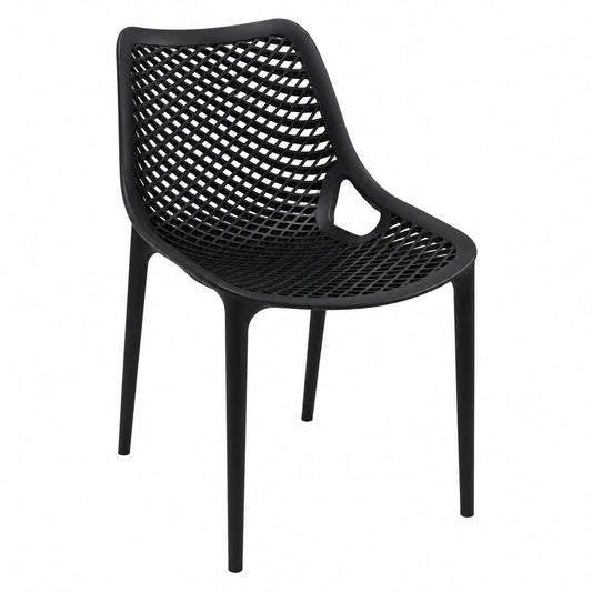 Chaise, coloris noir, pour la salle à manger ou la cuisine