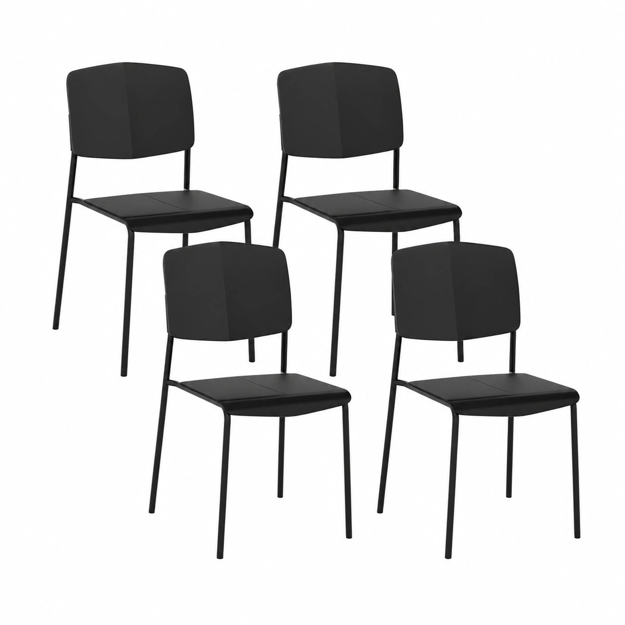 Bureau, en métal, coloris noir, pour l’espace de travail