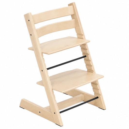 Chaise, réglable, coloris naturel, pour la salle à manger ou la cuisine