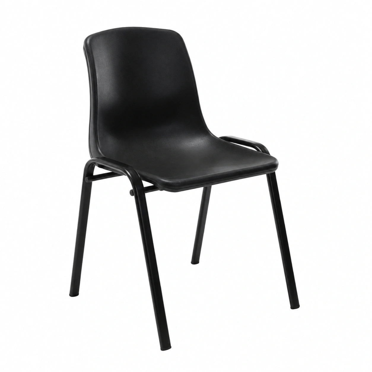 Chaise, en métal, coloris noir, pour la salle à manger ou la cuisine